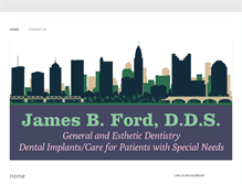 Tablet Screenshot of drjamesbford.com
